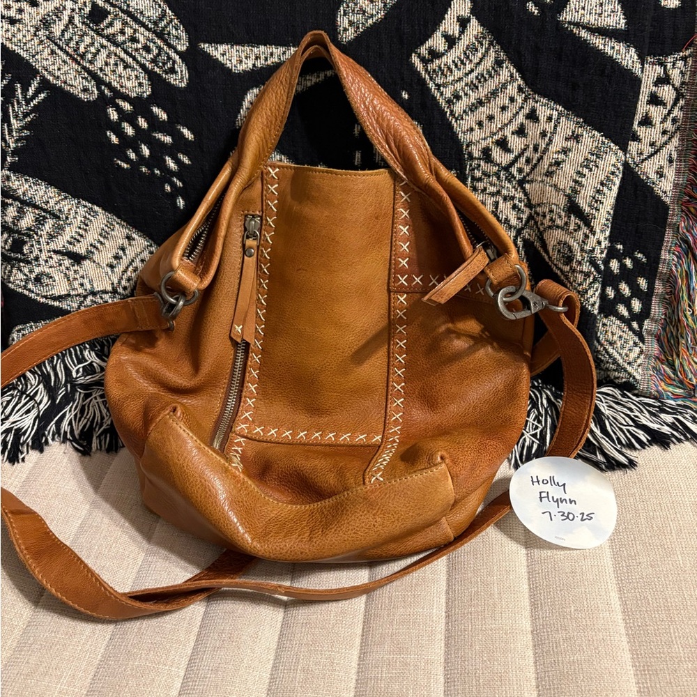 Latico Leathers Frankie Cognac Bag